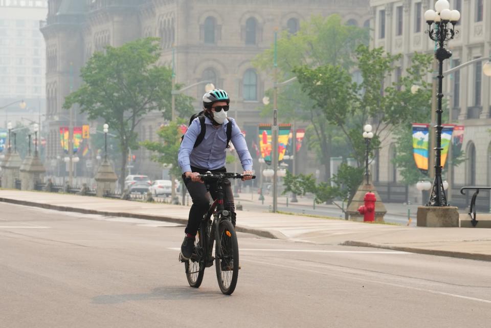 The forecasted air quality in Ottawa remains low risk until Thursday night, as far in advance as Environment Canada forecasts.