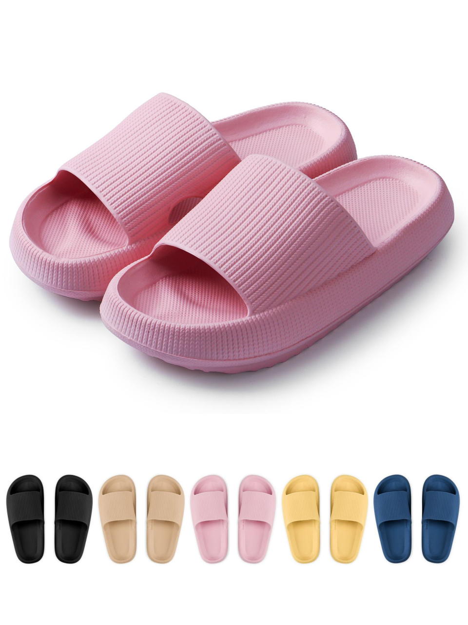 <p><a href="https://go.redirectingat.com?id=74968X1596630&url=https%3A%2F%2Fwww.walmart.com%2Fip%2FGustave-Clouds-Anti-Slip-Slippers-for-Women-and-Men-Shower-Bathroom-Slides-Sandals-House-Slippers-Comfort-Thick-Sole-Slides-Size-5-14%2F230150701&sref=https%3A%2F%2Fwww.goodhousekeeping.com%2Fholidays%2Fgift-ideas%2Fg43917093%2Fbest-gifts-from-walmart%2F" rel="nofollow noopener" target="_blank" data-ylk="slk:Shop Now;elm:context_link;itc:0;sec:content-canvas" class="link ">Shop Now</a></p><p>Anti-Slip Slippers</p><p>$10.99</p><p>walmart.com</p><span class="copyright">Gustave </span>