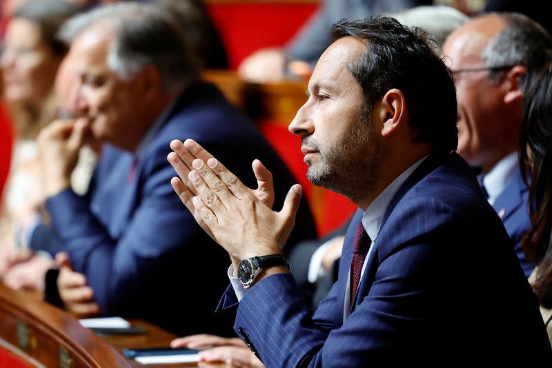 The opening session of the French National Assembly in Paris