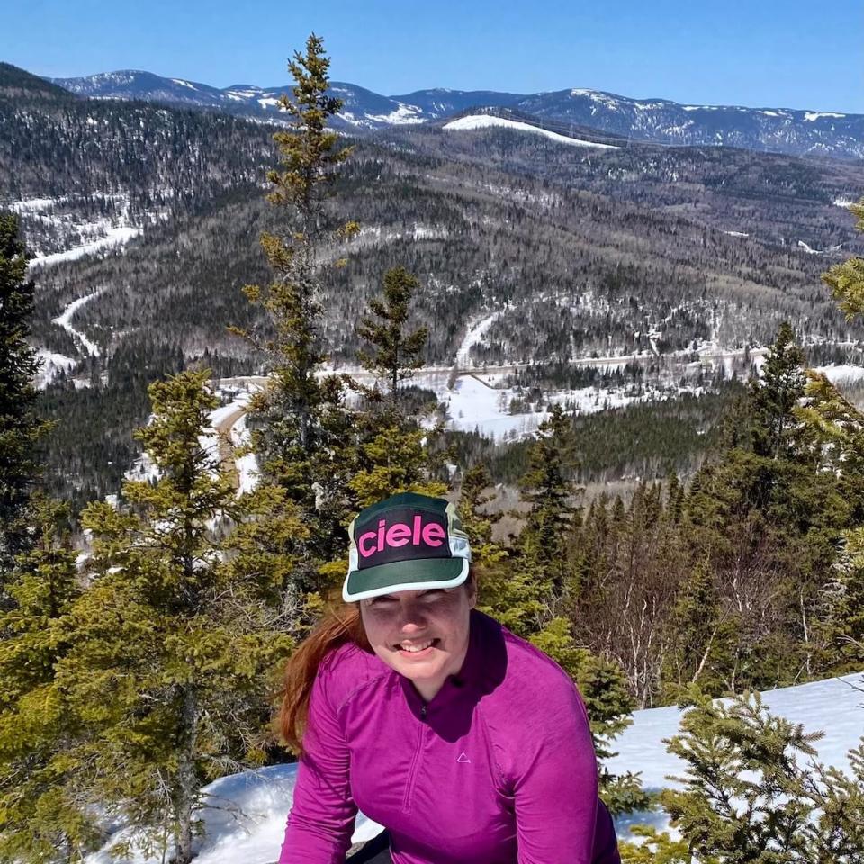 Usually focused on personal goals, Geneviève Dubé says that hiking with women from the Randonnée entre filles group has helped her take the pressure off from the hike and enjoy the process instead.