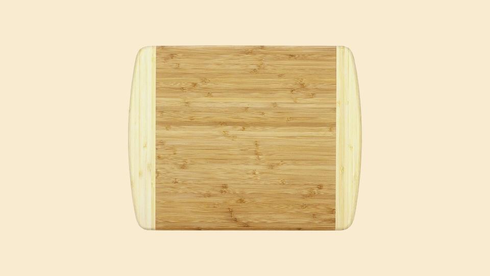 This bamboo cutting board is renewable and sustainable.