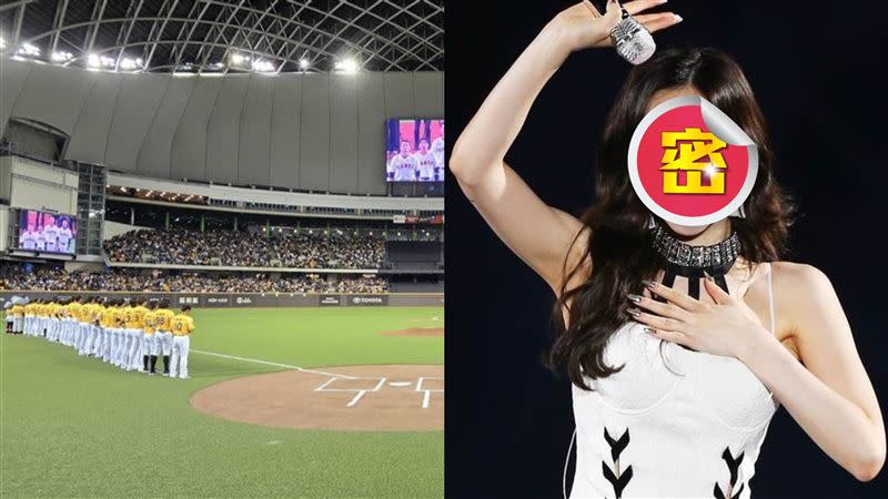 中信兄弟被爆8月大巨蛋「K歌主題日」比賽正接洽一位韓國唱跳女歌手演出，知情網友瘋傳是「她」。（圖／記者劉彥池攝影、翻攝自太妍IG）