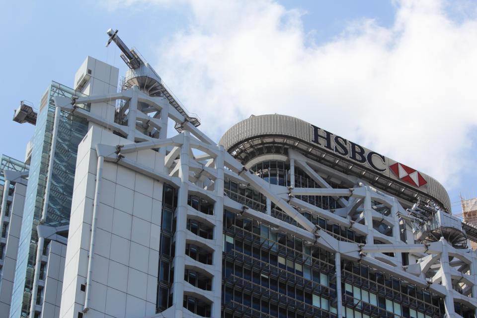 Hong Kong, China - September, 13, 2011: The HSBC Main Building is a headquarters building of The Hongkong and Shanghai Banking Corporation Limited in Central, Hong Kong.