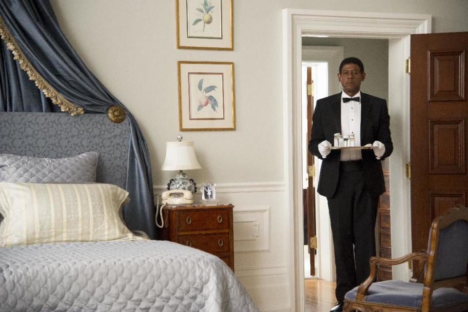 This film image released by The Weinstein Company shows Forest Whitaker as Cecil Gaines in a scene from "Lee Daniels' The Butler." From "12 Years a Slave" to "The Butler" to "Fruitvale Station," 2013 has been a banner year for movies directed by black filmmakers. Like seldom before, African American stories are being told on the big screen without white protagonists. (AP Photo/The Weinstein Company, Anne Marie Fox)