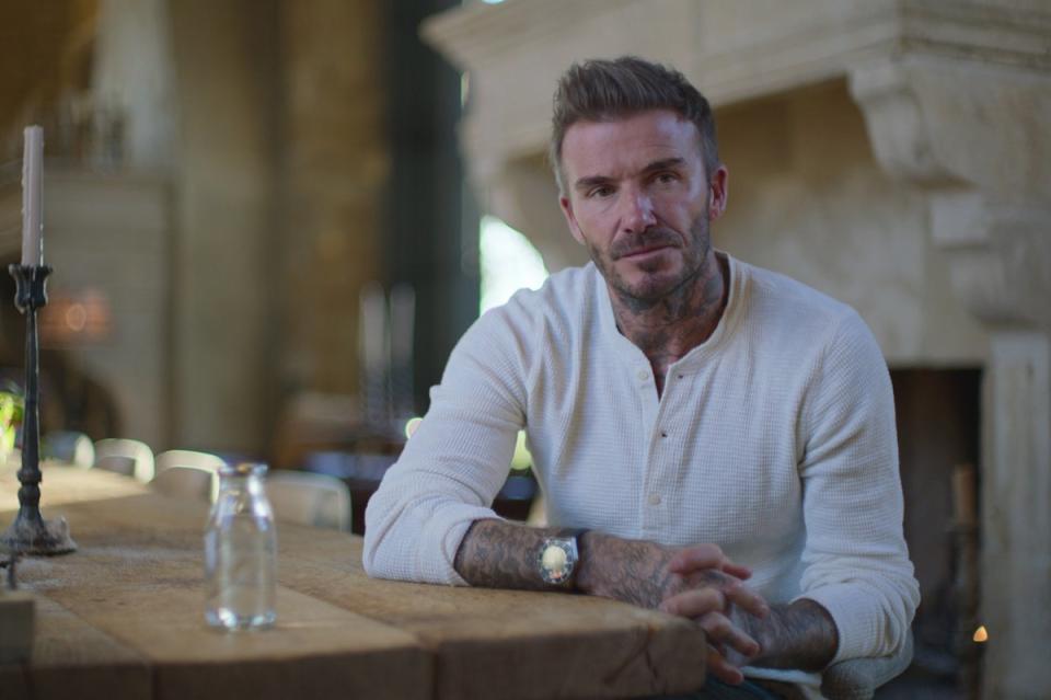 David Beckham speaks candidly for the first time about his alleged affair in his Netflix series (Netflix)