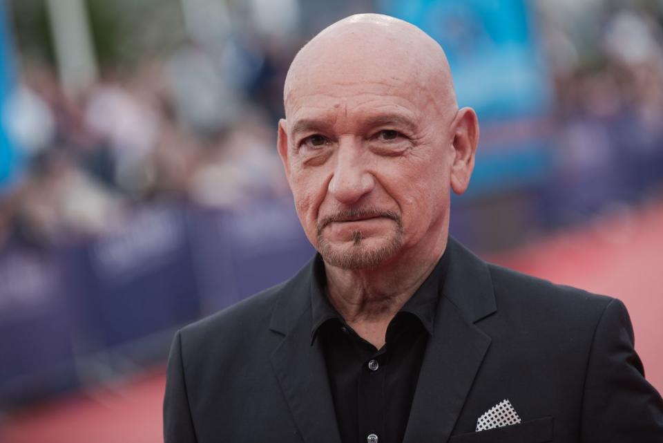 Ben Kingsley (head that's bare)