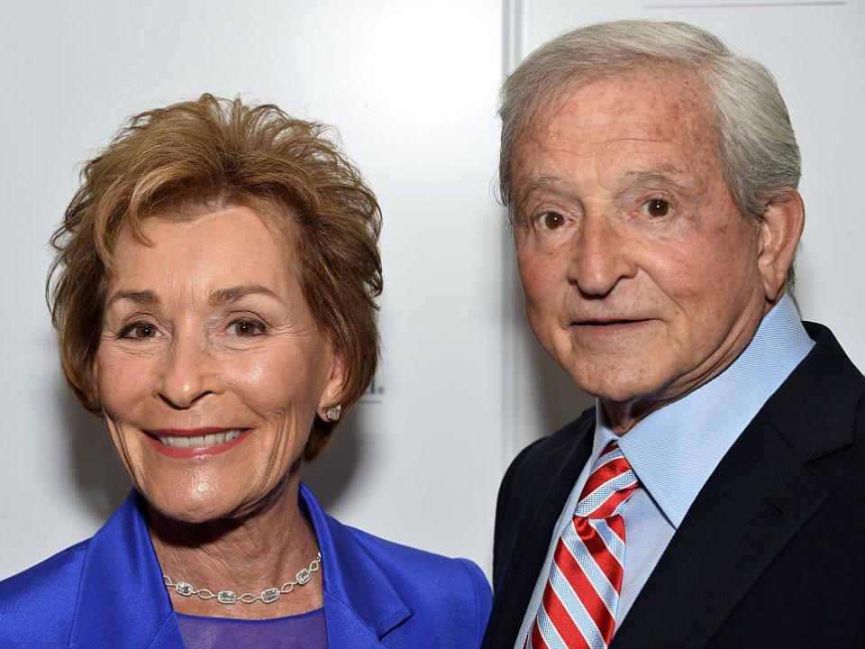 The Honorable Judy Sheindlin and her husband, Jerry Sheindlin, in 2015.