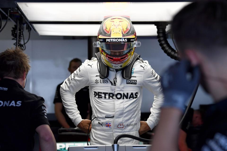 Battle | Lewis Hamilton trails Sebastian Vettel by seven points after three races: AFP/Getty Images