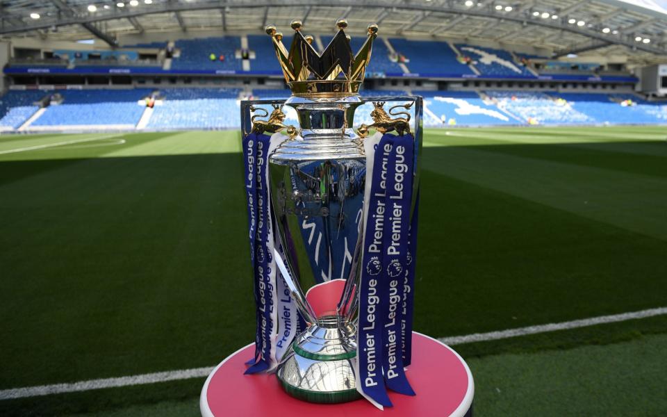 Premier League trophy - Premier League vote on 'Project Restart' could be pushed back until after captains and managers have held their own talks - GETTY IMAGES