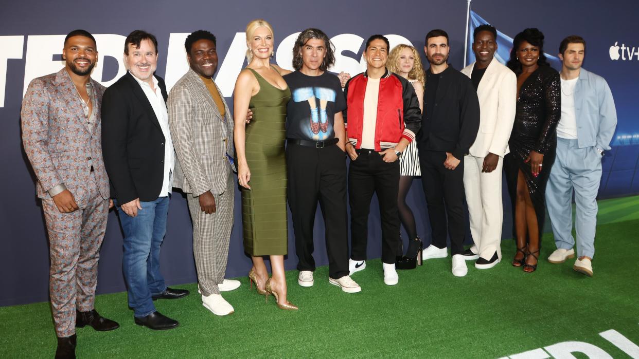 The “Ted Lasso” cast attends the Emmy FYC event in Beverly Hills on July 18.