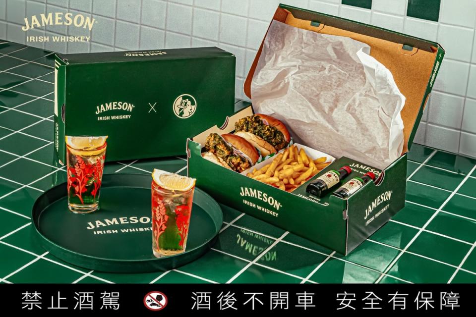 <strong>▲</strong>JAMESON 雙重派對盒/JAMESON DOUBLE TROUBLE BOX。