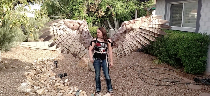 Noriega’s now-viral video shows the wings in action.