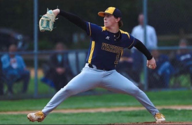 Sanford senior Brady Fox made the DEBCA preseason All-State team at three positions - pitcher, outfielder and utility.