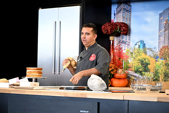 NEW YORK, NEW YORK – OCTOBER 16: Chef Buddy Valastro makes a culinary presentation at the Food Network New York City Wine & Food Festival presented by Capital One – Grand Tasting featuring Culinary Demonstrations presented by Liebherr Appliances on October 16, 2022 in New York City. (Photo by Dave Kotinsky/Getty Images for NYCWFF)