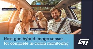 ST's hybrid image sensor for in-car monitoring