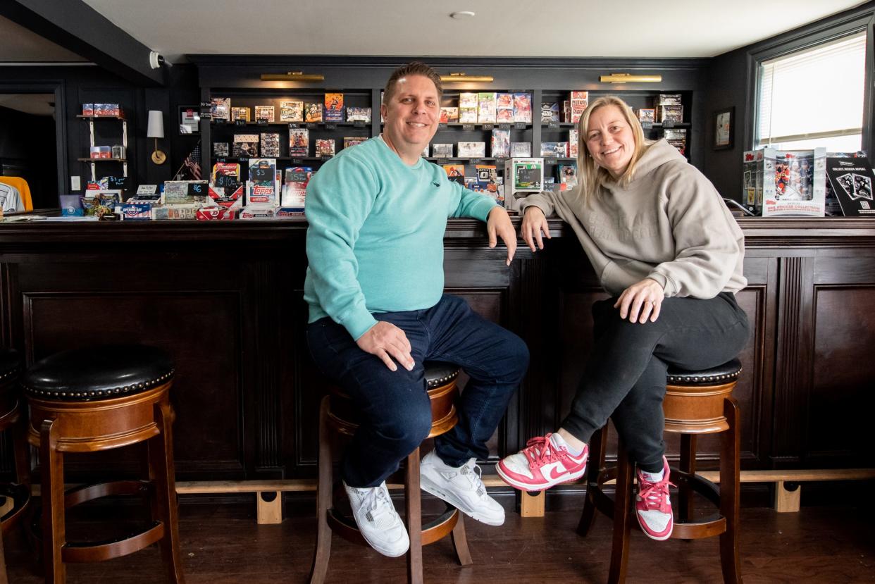 For the second straight year, John and Jessica Calvecchio, owners of Sports Connection, in Doylestown and New Britain, have brought back their popular Philadelphia Eagles promo for the 2023 holiday shopping season.