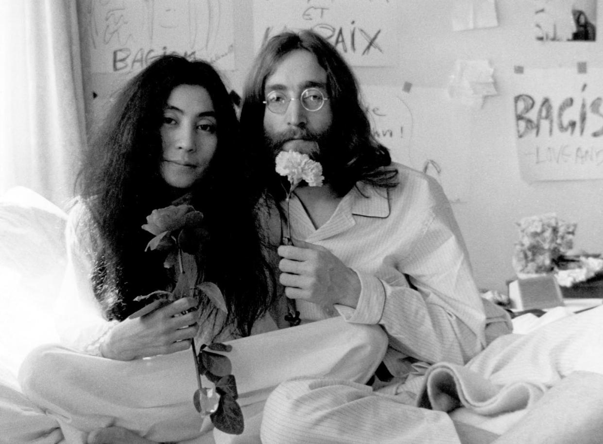 <span class="caption">Fifty years ago, did John Lennon tell us not to pray?</span> <span class="attribution"><a class="link " href="https://www.gettyimages.com/detail/news-photo/photo-of-john-lennon-news-photo/80800975?adppopup=true" rel="nofollow noopener" target="_blank" data-ylk="slk:Michael Ochs Archives/Getty Images;elm:context_link;itc:0;sec:content-canvas">Michael Ochs Archives/Getty Images</a></span>
