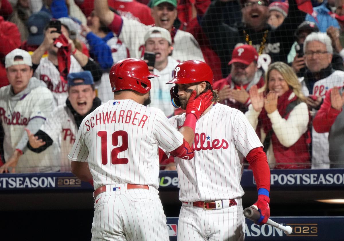 Harper, Schwarber, Castellanos power Phillies past Diamondbacks 5