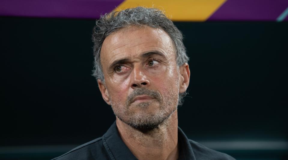 Luis Enrique at the FIFA World Cup 2022 in Qatar