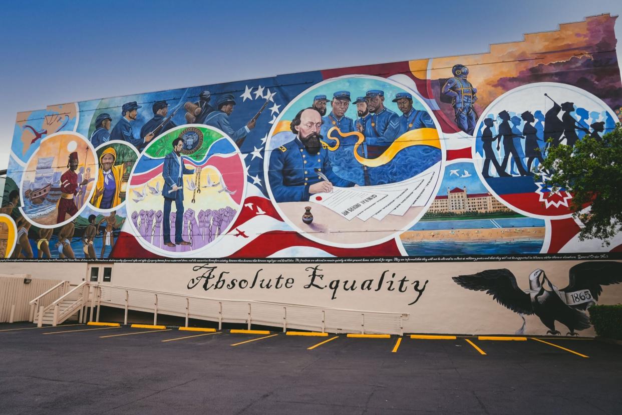 Galveston Juneteenth Absolute Equality Mural