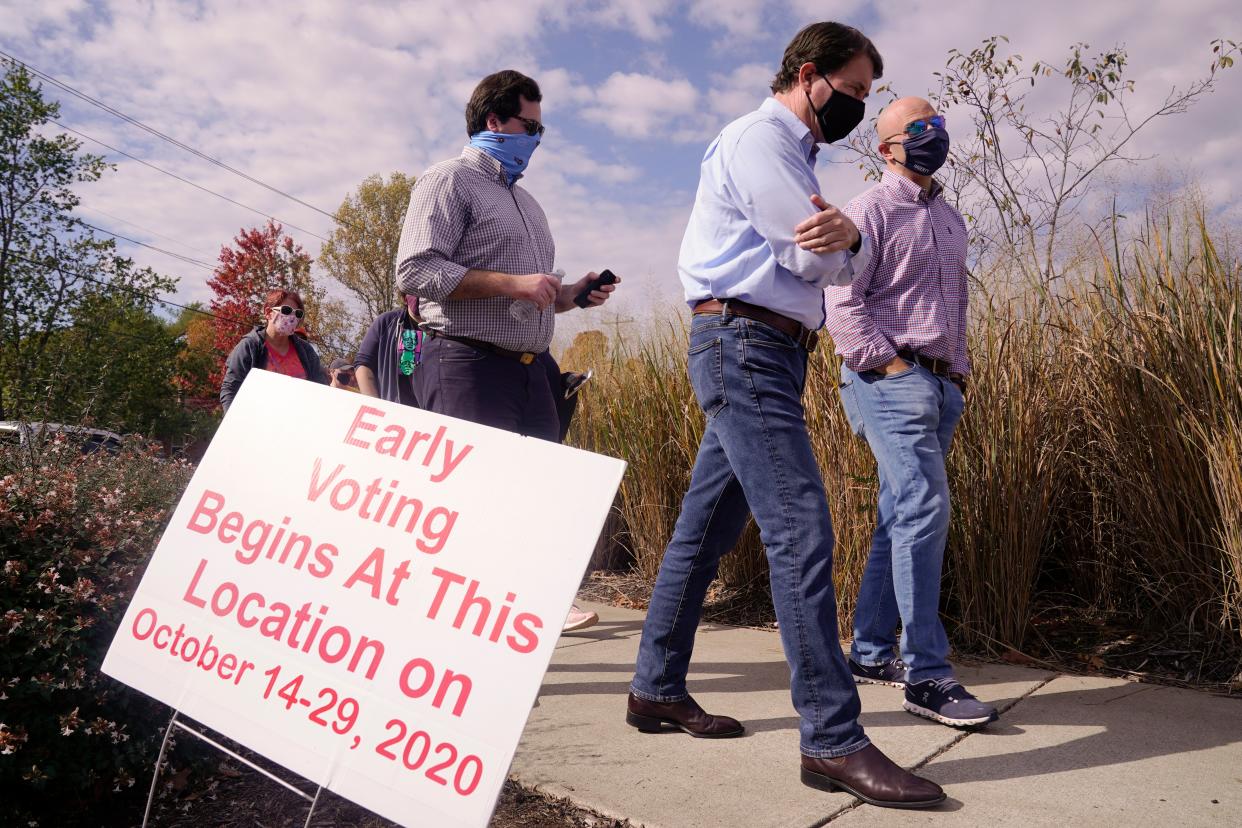 Election Day poll closing times differ by state   (AP)