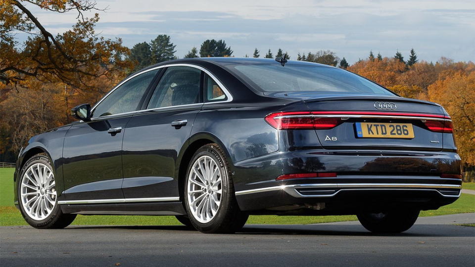 圖／Audi A8 50 TDI Quattro採用V6柴油渦輪增壓引擎、搭配48V電氣子系統，最大可榨出286匹馬力與61.2kgm最大扭力。