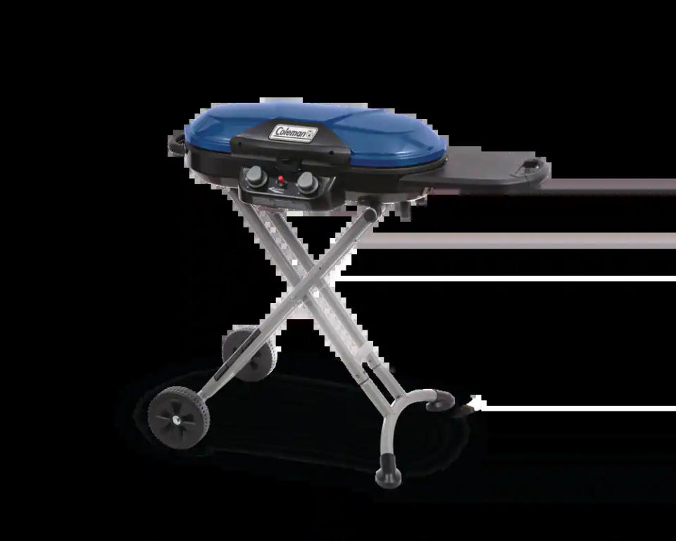 Coleman Excursion Portable 2-Burner Propane Gas BBQ Grill. Image via Canadian Tire.