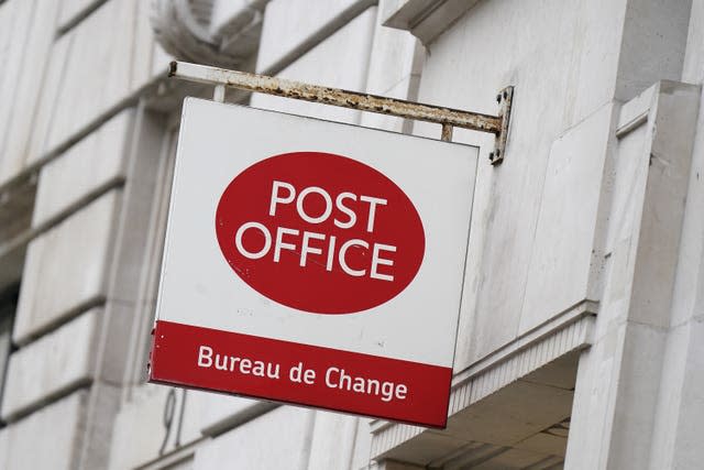 A Post Office sign 