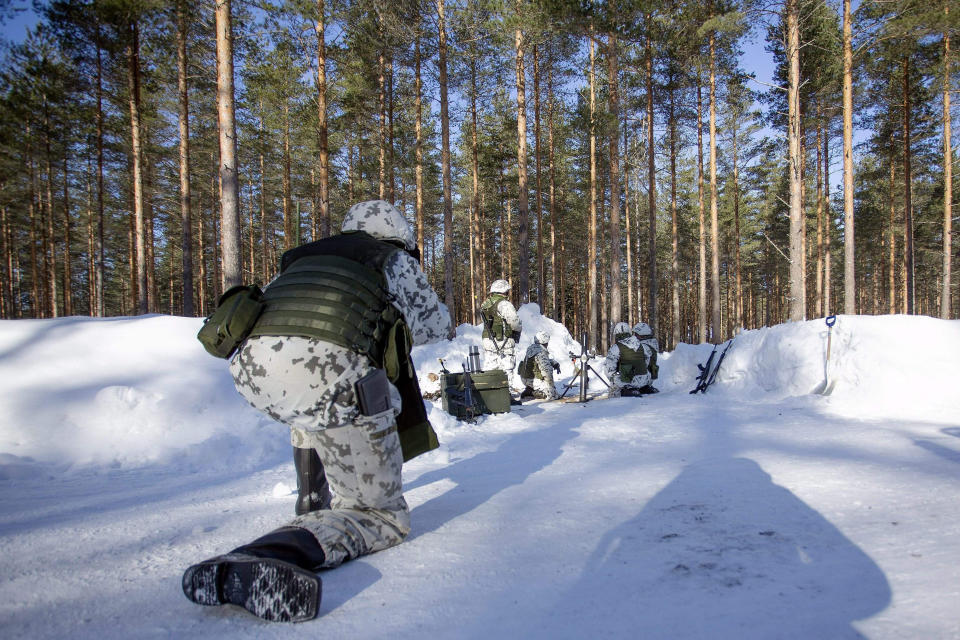 Image: FINLAND-UKRAINE-RUSSIA-CONFLICT-DEFENCE-NATO (Lauri Heino / AFP - Getty Images)