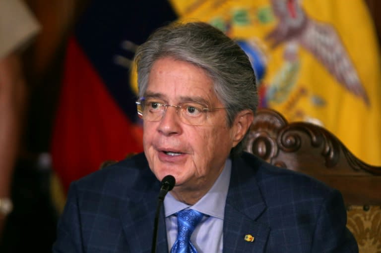 Guillermo Lasso se tornou o primeiro presidente de direita do Equador depois de 14 anos (AFP/Cristina Vega RHOR)