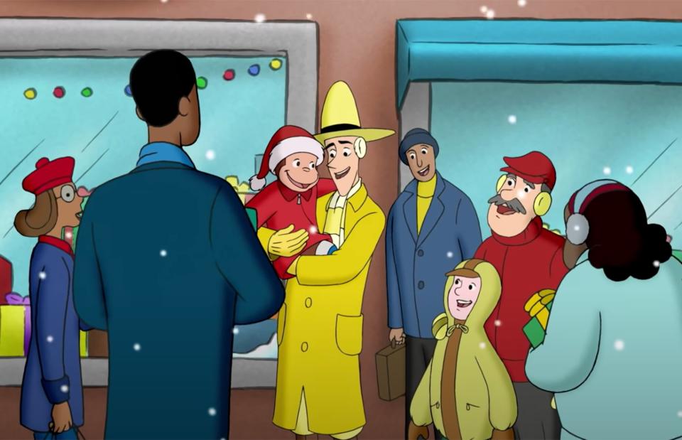 Still from Curious George: A Very Monkey Christmas 2009