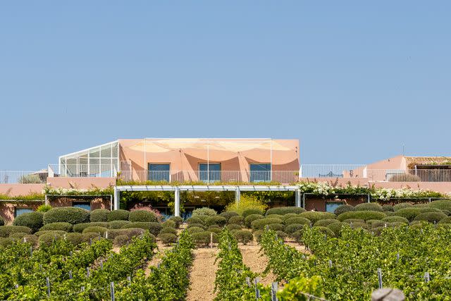 <p>Courtesy of La Foresteria</p> La Foresteria is set on the grounds of Planeta wine estate Menfi.