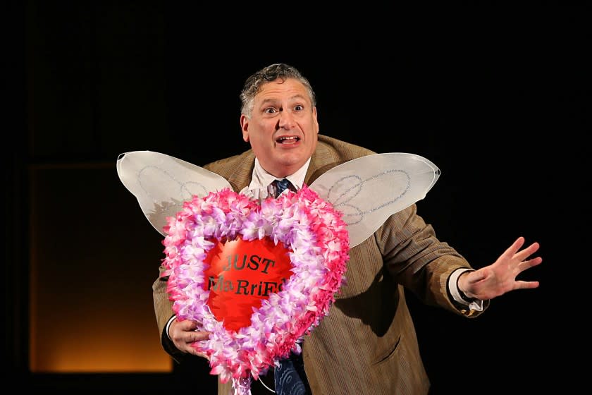 Freelance –– – Harvey Fierstein, as Winston rehearse a scene from A Catered Affair at the Old Globe in San Diego, CA on Tuesday, September 19, 2007.