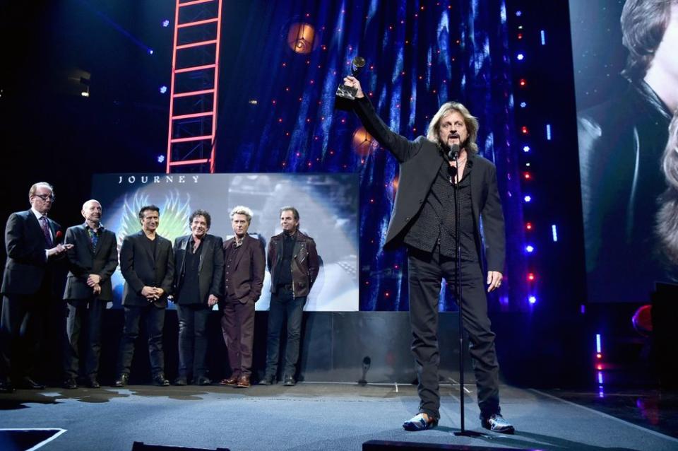 Gregg Rolie at the Rock 'n' Roll Hall of Fame, 2017. | Theo Wargo/WireImage