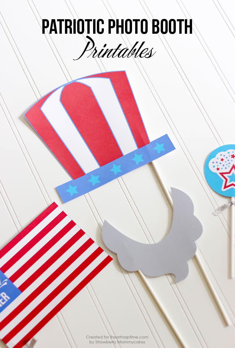 Patriotic Photo Booth Printables