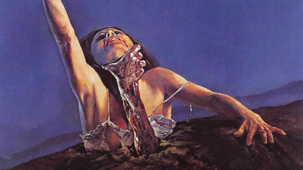 Poster for Sam Raimi's 1981 classic 'The Evil Dead'. (Credit: New Line Cinema)