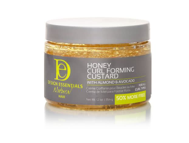 &ldquo;The Honey Curl Forming Custard is amazing because whether I am wearing a wash-n-go, finger coil set or two strand twists, I always get the perfect amount of hold and curl definition.&rdquo;<br /><br /><strong><a href="https://designessentials.com/honey-curl-forming-custard-12oz/" target="_blank" rel="noopener noreferrer">Design Essentials Honey Curl Forming Custard, $16.99﻿</a></strong>