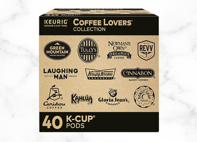 Keurig K-Mini Coffee Maker, Black with Coffee Lovers' 40 Count Variety Pack  Coffee Pods