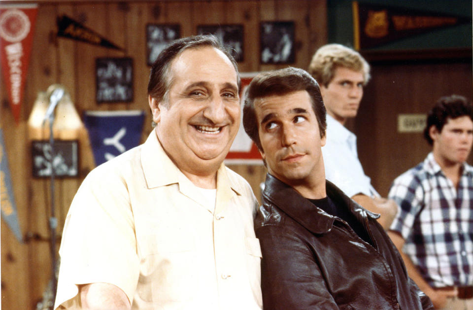 Al Molinaro and Henry Winkler Happy Days Cast