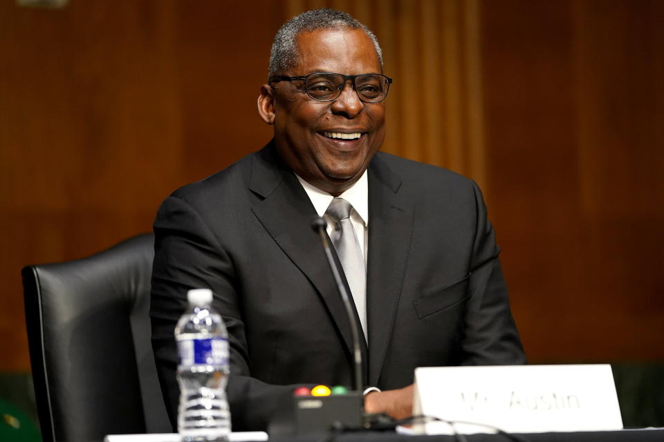 Lloyd Austin, President Joe Biden's pick for defense secretary, testified before the Senate Armed Services Committee on Tuesday, Jan. 19. (Photo: POOL New / Reuters)