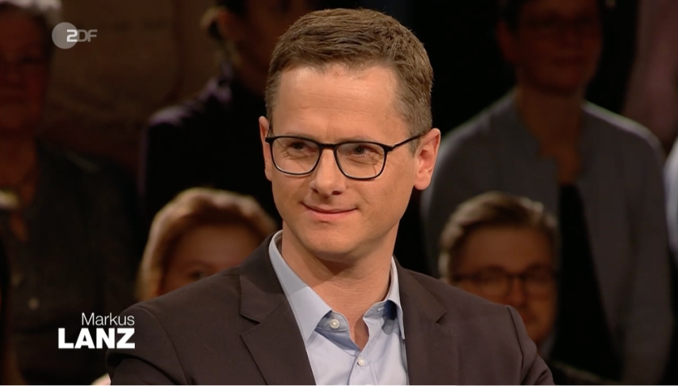 Carsten Linnemann (CDU) äußerte sich bei Markus Lanz zu Merkels Rückzug und möglichen Nachfolgern für den Parteivorsitz. (Bild: Screenshot/ZDF)