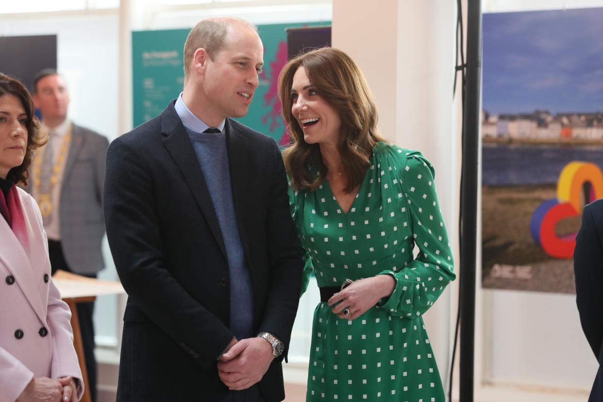 The Duke and Duchess of Cambridge during a special event at the Tribeton restaurant in Galway to look ahead to the city hosting the European Capital of Culture in 2020.