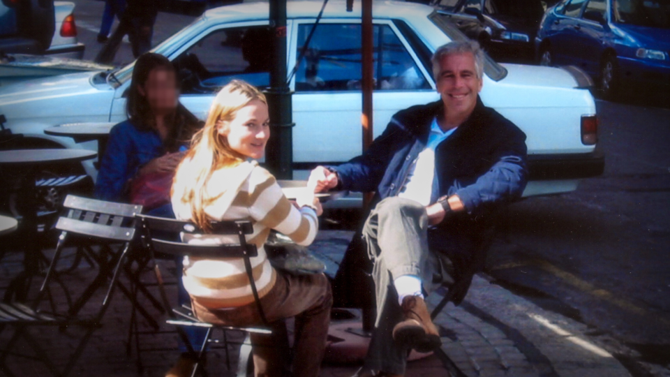 Chauntae Davies with Jeffrey Epstein, the late financier accused of sex trafficking.