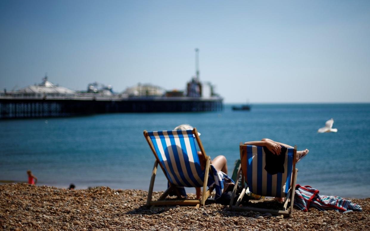 The hot weather is due to continue into the weekend: Reuters