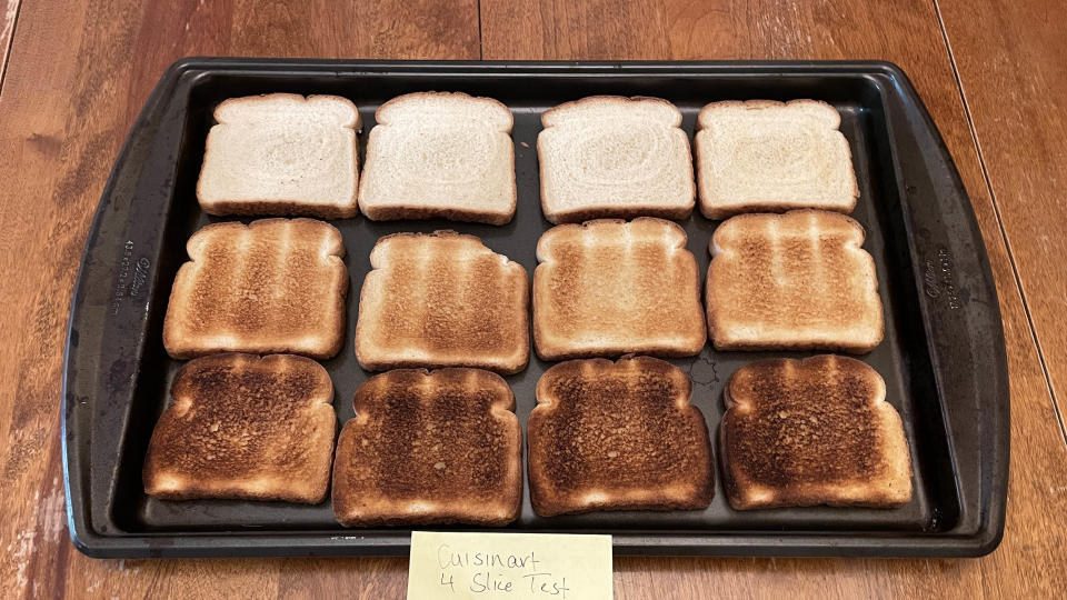 Cuisinart toaster toast test