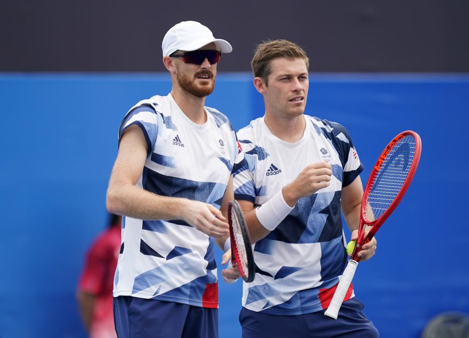 Jamie Murray and Neal Skupski were beaten in the second round in Tokyo (Mike Egerton/PA) (PA Wire)