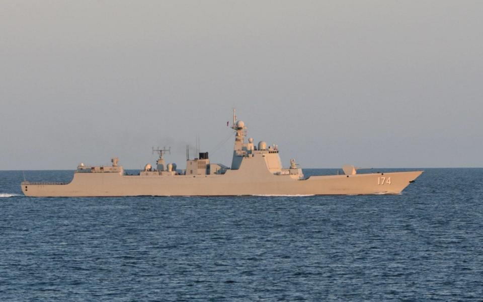 Royal Navy escorts a flotilla of Chinese warships through English waters - Credit:  Rob Verkerk 