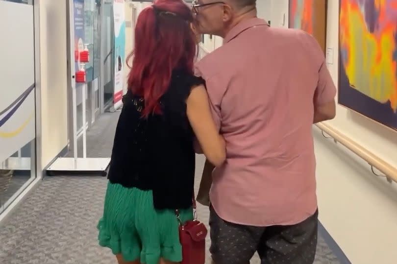 Dianne shared a video compilation of her dad in hospital
