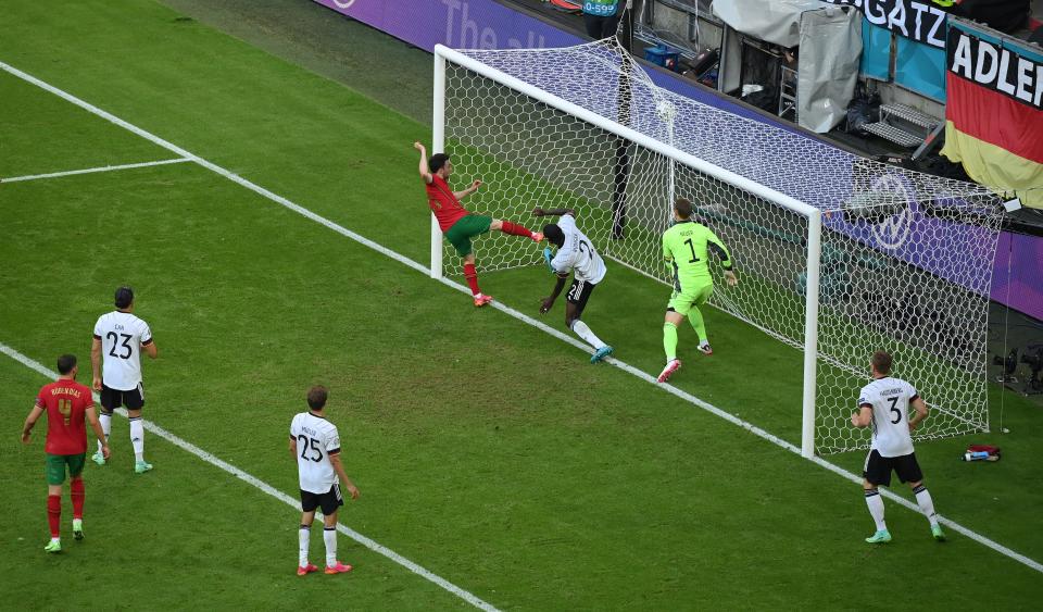 Diogo Jota taps home a reply for Portugal (Getty Images)