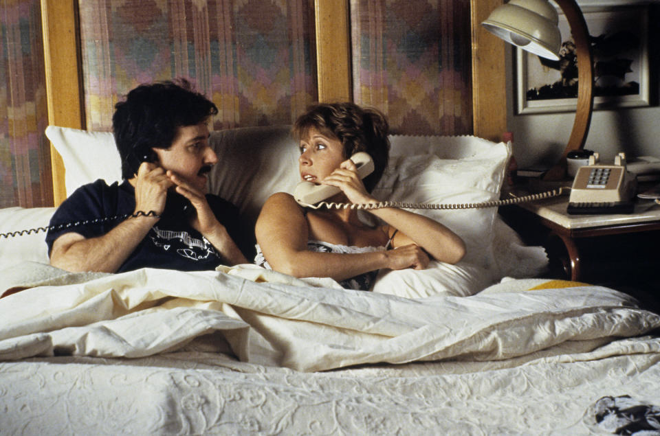 Bruno Kirby und Carrie Fisher in 